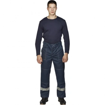 Костюм рабочий летний мужской Арсенал л20-КБР синий/васильковый с СОП (размер 52-54, рост 182-188)