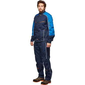 Куртка летняя муж. л34-КУ т.син/вас (р.64-66) 182-188 (мод.КУ208)