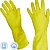 Перчатки латексные Luscan желтые (размер 10, XL)