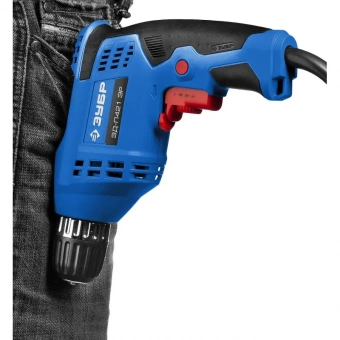 Дрель безударная ЗУБР ЗД-П421 ЭР, 420 Вт