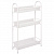 Этажерка "Ладья-13" офисно-бытовая 3 яруса, металл, белая, 43х17х75,5 см, Э 399 Б
