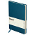 Ежедневник недатированный, B5, 136л., твердый переплет, кожзам, BG "Bright. Teal", синий, карман