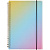 Бизнес-тетрадь Attache Selection Rainbow A5 80л,клетка,спираль145х208мм