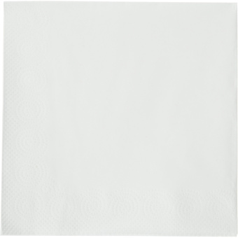 Салфетки бумажные 24х24 см белые 2-слойные 250 штук в упаковке