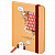 Блокнот с резинкой в клетку 96 л., МАЛЫЙ ФОРМАТ А6, 109х148 мм, твердая обложка, BRAUBERG, "Кофейку?
