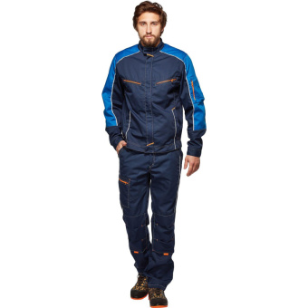 Куртка летняя муж. л34-КУ т.син/вас (р.64-66) 182-188 (мод.КУ208)