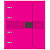 Бизнес-тетрадь со смен.блоком 120л,кл,А5, Розовый,пропилен. обл. налипучке