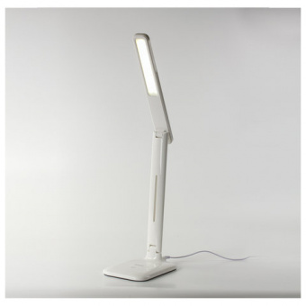 Светильник настольный SONNEN BR-889, на подставке, светодиодный, 8 Вт, белый, 236662