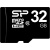 Карта памяти Silicon Power 32Gb microSDHC/ SD адапт (SP032GbSTH010V10SP)