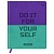 Дневник 1-11 кл. 48л. (твердый) BG "Double. Do it for yourself", иск. кожа, комбинирование материалов, тиснение, ляссе