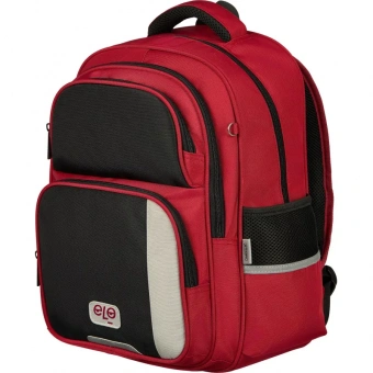 Рюкзак школьный Комус Класс case бордовый, пенал, 2 отд,40.5x29.5x14.5(16')