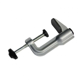 Светильник настольный "Гермес", на струбцине, светодионый, 8 Вт, сенсорный выключатель, серебристый,