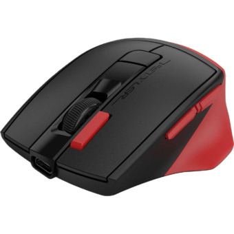 Мышь компьютерная A4Tech Fstyler FG45CS Air красный/черный 2000dpi/WLS USB