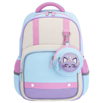 Рюкзак BRAUBERG KIDS MODE с кошельком в комплекте, 1 отделение, "Little sweetie", 39х28x15 см, 27312