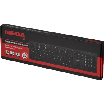 Клавиатура ProMega C-KB002 черная, USB, 104кн