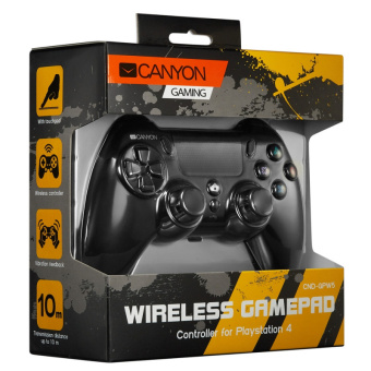 Геймпад беспроводной (PS4) CANYON (CND-GPW5), черный