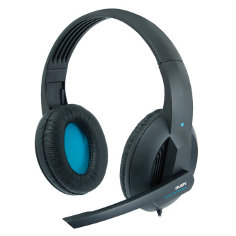 Наушники с микрофоном Sven AP-680MV (с регулятором громкости), 2,5м, черный