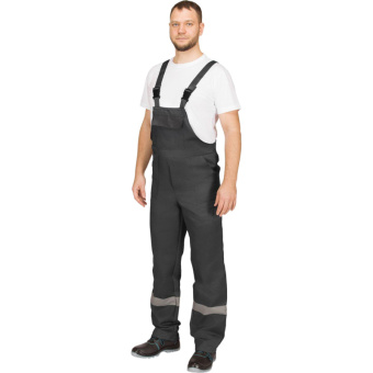 Костюм рабочий летний муж. л16-КПК с СОП сер/крас (р.64-66) 170-176