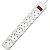 Сетевой фильтр PROGIX PG634 6р/10м/2,2кВт/10А заземеление, белый,ПВС 3х0.75