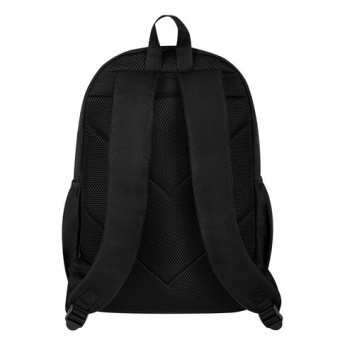 Рюкзак HEIKKI UNIQUE (ХЕЙКИ) универсальный, 6 карманов, черный с белыми вставками, 42х29х16 см, 2725