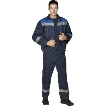 Костюм летний муж. л20-КБР син/вас (р.60-62) 170-176 (Арсенал-СП)
