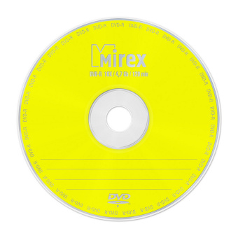 Диск DVD-R Mirex 4,7 GB 16x (25 штук в упаковке)