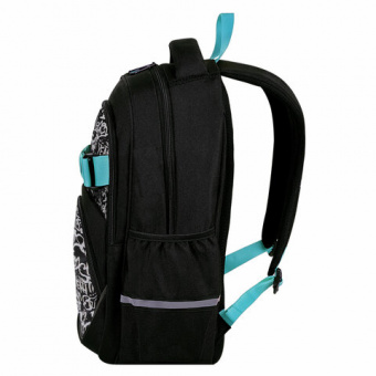 Рюкзак BRAUBERG MOTION, 2 отделения, 3 кармана, "Get away", СВЕТООТРАЖАЮЩИЙ ПРИНТ, 41х28х17 см, 2731