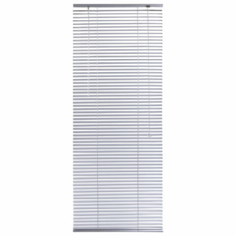 Жалюзи горизонтальные BRABIX 100х160 см, АЛЮМИНИЙ, цвет серебристый, 606041