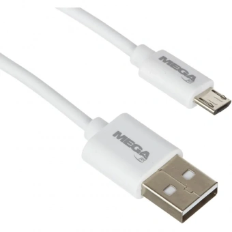 Кабель ProMega U152, 2,4A, 1м, USB - Micro-USB, TPE, белый