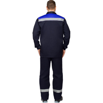 Костюм рабочий летний муж. л16-КПК с СОП син/вас (р.56-58) 158-164