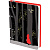 Тетрадь на кольцах А5, 100л., MESHU "Little red", картон, матовая ламинация, тиснение фольгой