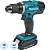 Дрель-шуруповерт аккумуляторная MAKITA 18В, 2АКБ (1.5Ач), 42Нм (DDF453SYE)