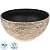 Кашпо -миска с эффектом камня Polistone bowl, 40,5х20см, песочный, 72-9653