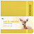 Скетчбук для акварели 40л., 145*145 BG "Bright. Yellow", кожзам, на резинке, 200г/м2