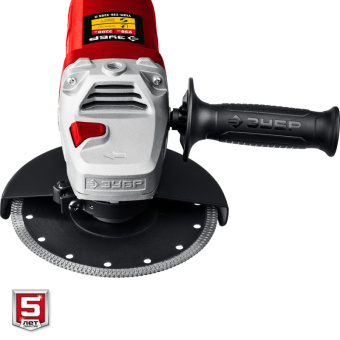 Шлифмашина угловая компакт ЗУБР УШМ-230-2205 П, 230 мм,2200 Вт