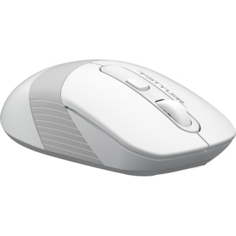Мышь компьютерная A4Tech Fstyler (FG10 WHITE)бел/сер/2000dpi/беспроводн/3кн