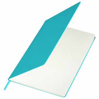 Блокнот-скетчбук БОЛЬШОЙ ФОРМАТ (180х250 мм) В5, BRAUBERG ULTRA, 80 г/м2, 96 л., без линовки, бирюзо