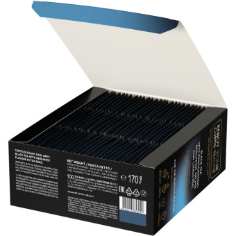 Чай Curtis Elegant Earl Grey черный с бергамотом и цедрой цитрусовых 100 пакетиков