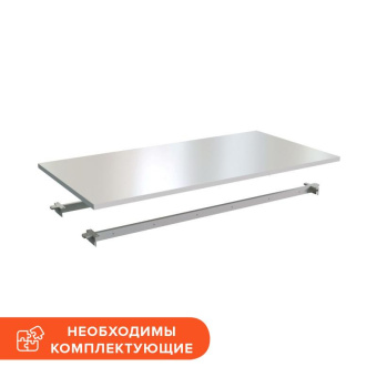 Столешница MO_STEEL одинарная 11140 белый Ш1400
