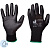Перчатки защитные нейлоновые с п/у покр. JetaSafetyJP011b черн р.XL 12 п/уп