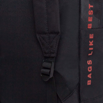 Рюкзак GRIZZLY, карман-антивор, "TOTAL BLACK", 42х28х12 см, RQL-513-2/3