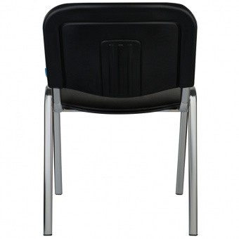 Стул офисный Изо черный (искусственная кожа, металл хромированный)