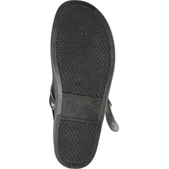 Спец.обувь Сабо муж.нат.кожа цв.чёрный(р.45) (10-12-7)