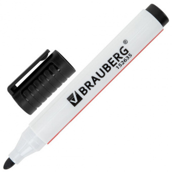 Маркеры стираемые для белой доски, НАБОР 4 ЦВЕТА, BRAUBERG "ULTRA WHITEBOARD MARKER", 3 мм