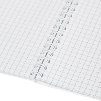 Тетрадь общая А4 60л Attache Греция Голубой/Фиолет клет, 65г, греб, ВД-лак