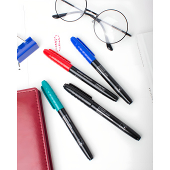 Маркер перманентный ATTACHE черный 1,5-3 мм