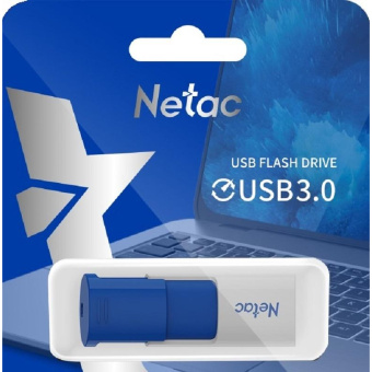 Флеш-память Netac U182 Blue USB3.0 Flash Drive 32GB,retractable