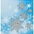 Салфетки Снежинки 33см X 33см Р 12шт/уп НГ, арт. 6072995