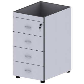 СпецМеб MS_Агат Тумба приставная АСС-22 серый