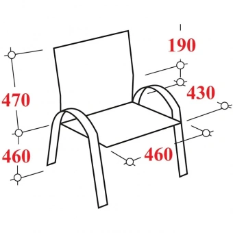 Конференц-кресло UP_EChair SAMBA(Самба) BOX GR Д8 Z11 (черный) со столиком